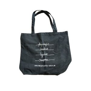 Black unused Dramatists Guild tote bag!